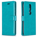 For Nokia 4.2 Crazy Horse Texture Horizontal Flip Leather Case with Holder & Card Slots & Wallet & Photo Frame(Blue)