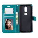 For Nokia 4.2 Crazy Horse Texture Horizontal Flip Leather Case with Holder & Card Slots & Wallet & Photo Frame(Blue)