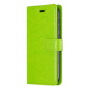For Nokia 4.2 Crazy Horse Texture Horizontal Flip Leather Case with Holder & Card Slots & Wallet & Photo Frame(Green)