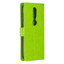 For Nokia 4.2 Crazy Horse Texture Horizontal Flip Leather Case with Holder & Card Slots & Wallet & Photo Frame(Green)
