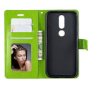 For Nokia 4.2 Crazy Horse Texture Horizontal Flip Leather Case with Holder & Card Slots & Wallet & Photo Frame(Green)