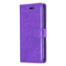 For Nokia 4.2 Crazy Horse Texture Horizontal Flip Leather Case with Holder & Card Slots & Wallet & Photo Frame(Purple)
