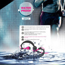 Kimmar R02 Fashionable Waterproof IPX5 10mm Speaker Ergonomic Wired Earhook Earphone(Black)