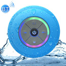 BTS-09 Wireless Bluetooth Speaker Waterproof Led FM Radio Subwoofer Bluetooth Column TF Card Suction Cup Mini Shower Speaker(Blue)