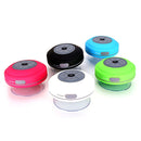 BTS-09 Wireless Bluetooth Speaker Waterproof Led FM Radio Subwoofer Bluetooth Column TF Card Suction Cup Mini Shower Speaker(Blue)