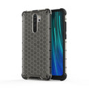 For Xiaomi Redmi Note 8 Pro Shockproof Honeycomb PC + TPU Case(Grey)