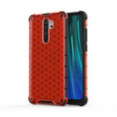 For Xiaomi Redmi Note 8 Pro Shockproof Honeycomb PC + TPU Case(Red)