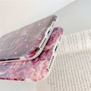 For iPhone 11 TPU Smooth Marbled IMD Mobile Phone Case(Sapphire Blue F25)