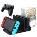 Multi-function Charging Dock Game Disc Storage Stand For Nintendo Switch Game Accessories