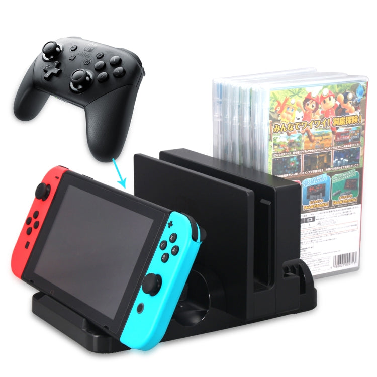 Multi-function Charging Dock Game Disc Storage Stand For Nintendo Switch Game Accessories