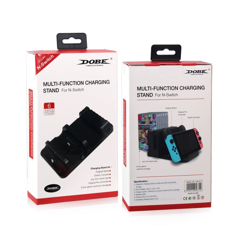 Multi-function Charging Dock Game Disc Storage Stand For Nintendo Switch Game Accessories