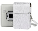 Richwell Brushed Camera Case PU Leather Case for Fujifilm Instax Mini Liplay Instant Camera(Black)