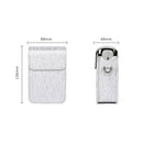 Richwell Brushed Camera Case PU Leather Case for Fujifilm Instax Mini Liplay Instant Camera(White)