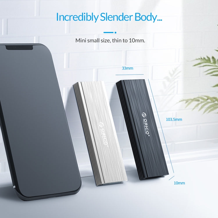 ORICO PRM2-C3 NVMe M.2 SSD Enclosure (10Gbps) Black