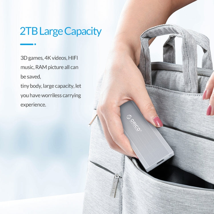 ORICO PRM2-C3 NVMe M.2 SSD Enclosure (10Gbps) Black