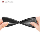 For OPPO Reno2 Z Litchi Texture TPU Shockproof Case(Black)