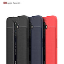 For OPPO Reno2 Z Litchi Texture TPU Shockproof Case(Black)