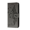 Feather Pattern Litchi Texture Horizontal Flip Leather Case with Wallet & Holder & Card Slots For Xiaomi Redmi Note 8(Gray)