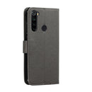 Feather Pattern Litchi Texture Horizontal Flip Leather Case with Wallet & Holder & Card Slots For Xiaomi Redmi Note 8(Gray)