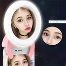 Mobile Phone Fill Light Self-Timer Live Light Handheld Portable Anchor Light(Pink)