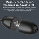 BT313 Magnetic Earbuds Sport Wireless Headphone Handsfree bluetooth HD Stereo Bass Headsets with Mic(White)