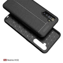 For Realme XT Litchi Texture TPU Shockproof Case(Black)