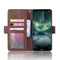 For Nokia 7.2 / 6.2 Wallet Style Skin Feel Calf Pattern Leather Case ï¼Œwith Separate Card Slot(Brown)