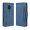 For Nokia 7.2 / 6.2 Wallet Style Skin Feel Calf Pattern Leather Case ï¼Œwith Separate Card Slot(Blue)