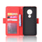 For Nokia 7.2 / 6.2 Wallet Style Skin Feel Calf Pattern Leather Case ï¼Œwith Separate Card Slot(Red)