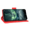For Nokia 7.2 / 6.2 Wallet Style Skin Feel Calf Pattern Leather Case ï¼Œwith Separate Card Slot(Red)
