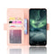 For Nokia 7.2 / 6.2 Wallet Style Skin Feel Calf Pattern Leather Case ï¼Œwith Separate Card Slot(Pink)