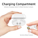 i99 TWS Wireless Earphones Noise Cancelling Headphones With LED Power Display Headset, Support Wireless Charging With Mic