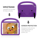 For iPad 10.2 Sparrow Style EVA Material Children Shockproof Casing Shell(Purple)