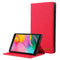 For Galaxy Tab A8.0 T290 / T295 (2019) Cloth Teature Horizontal Flip PU Leather Case with with Holder & Card Slots(Red)