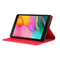 For Galaxy Tab A8.0 T290 / T295 (2019) Cloth Teature Horizontal Flip PU Leather Case with with Holder & Card Slots(Red)