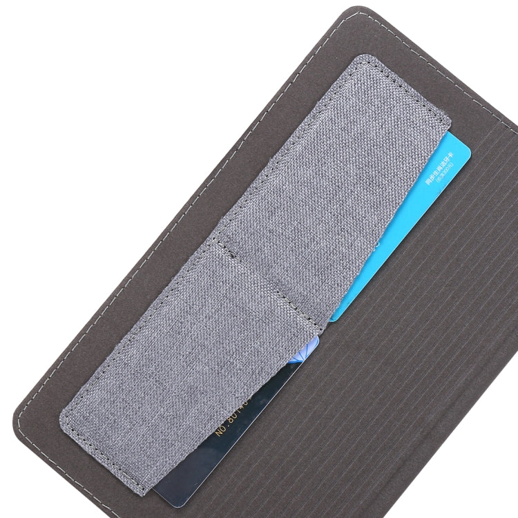 For Galaxy Tab A8.0 T290 / T295 (2019) Cloth Teature Horizontal Flip PU Leather Case with with Holder & Card Slots(Red)