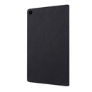 For Galaxy Tab a 10.1 (2019) T510 /T515 Cloth Teature Horizontal Flip PU Leather Case with with Holder & Card Slots(Black)