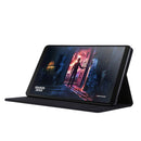 For Galaxy Tab a 10.1 (2019) T510 /T515 Cloth Teature Horizontal Flip PU Leather Case with with Holder & Card Slots(Black)
