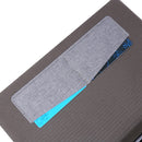 For Galaxy Tab a 10.1 (2019) T510 /T515 Cloth Teature Horizontal Flip PU Leather Case with with Holder & Card Slots(Black)