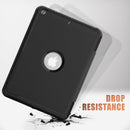 For iPad 10.2 2020 / 2019 Magnetic Horizontal Flip Protective Case with Three-folding Holder & Sleep / Wake-up Function & Pen Slots(Black)