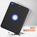 For iPad 10.2 2020 / 2019 Magnetic Horizontal Flip Protective Case with Three-folding Holder & Sleep / Wake-up Function & Pen Slots(Blue)