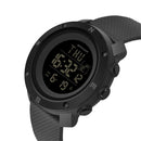 SANDA 361 Fashionable Night Light Sports Children Electronic Watch Multi Functional Personality Night Light Men Waterproof Watch(Gray)