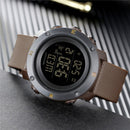 SANDA 361 Fashionable Night Light Sports Children Electronic Watch Multi Functional Personality Night Light Men Waterproof Watch(Coffee)