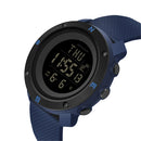 SANDA 361 Fashionable Night Light Sports Children Electronic Watch Multi Functional Personality Night Light Men Waterproof Watch(Blue)