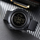 SANDA 361 Fashionable Night Light Sports Children Electronic Watch Multi Functional Personality Night Light Men Waterproof Watch(Black)