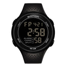 SANDA 375 Watch For Male Students Simple Casual Electronic Watch Sports Waterproof Luminous Watch(Black)