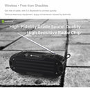New Rixing NR907 Portable Stereo Surround Soundbar Bluetooth Speaker with Microphone, Support TF Card FM(Red)