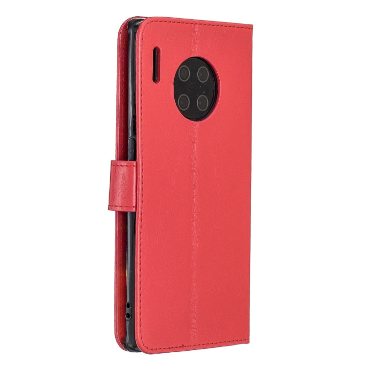 For Huawei Mate 30 Pro Crazy Horse Texture Horizontal Flip Leather Case with Holder & Card Slots & Wallet & Photo Frame(Red)