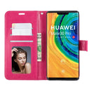For Huawei Mate 30 Pro Crazy Horse Texture Horizontal Flip Leather Case with Holder & Card Slots & Wallet & Photo Frame(Rose)