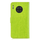 For Huawei Mate 30 Pro Crazy Horse Texture Horizontal Flip Leather Case with Holder & Card Slots & Wallet & Photo Frame(Green)